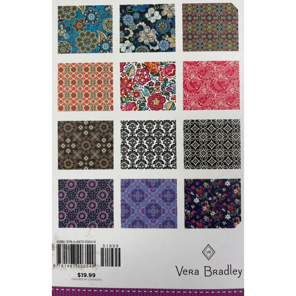 Vera Bradley Birthday Bash Wrapping Paper Book 20 Sheets 18x24 Perforated Floral